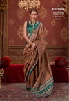 Takshshila By Kreshva P.C Silk With Ikkat Print Saree Online Wholesale